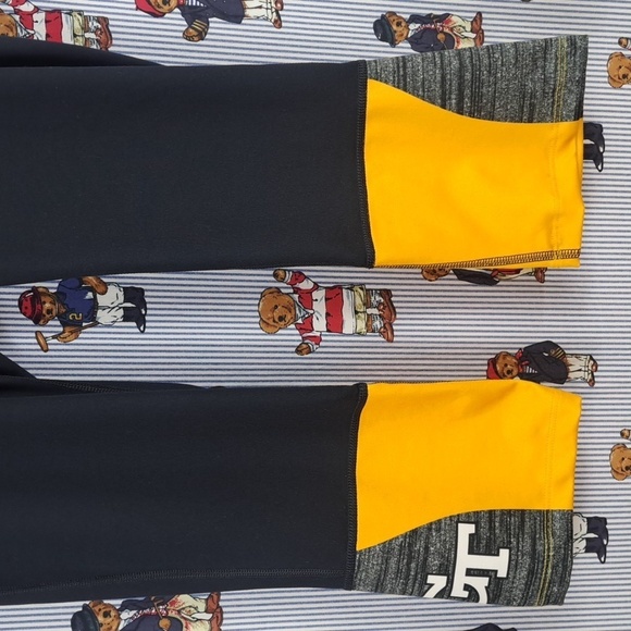 Women's Under Armour Georgia Tech compression heat gear LG athletic blue pants - Picture 3 of 8